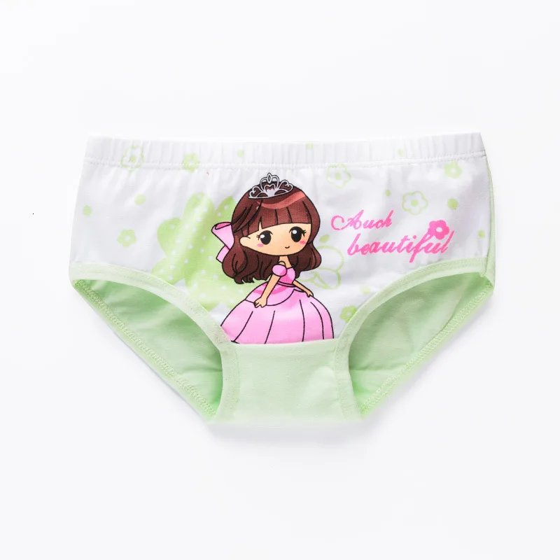 5 шт./лот Новые Детские хлопковые трусы милые Мультяшки для принцессы маленьких