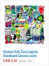 Stickers Kids Toys Laptop Motorcycle Space Unicorn Sticker Scrapbook Skateboard Graffiti Waterproof Stickers Pack 50pcs/Lot