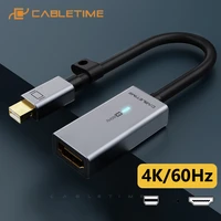cabletime usb c to hdmi adapter 4k 60hz thunderbolt cable converter for surface pro macbook air dell xps adapter hdmi c315