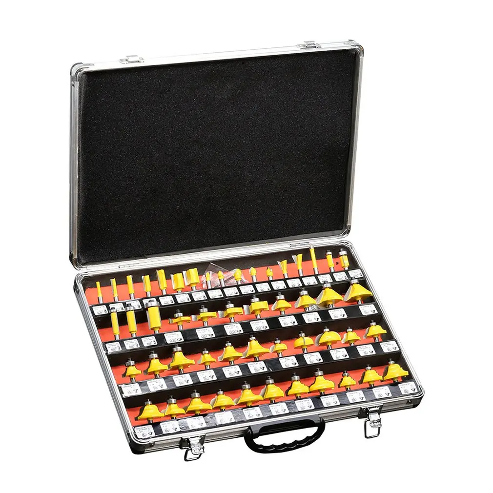 35 Pieces фрезерный станок для обрезки деревообрабатывающий набор головок