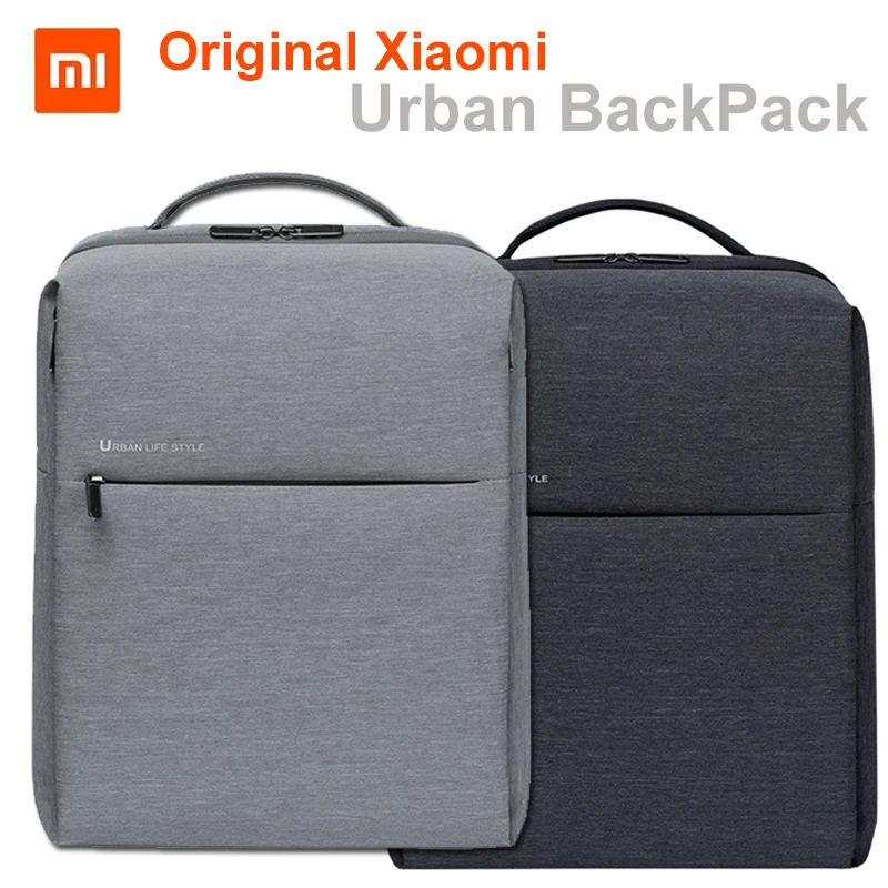 Оригинальный минималистичный городской рюкзак Xiaomi 2 унисекс школьный мужская и
