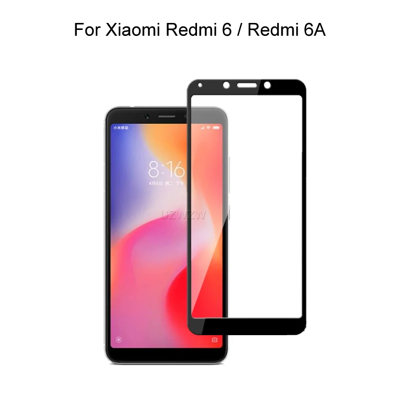 Закаленное стекло для Xiaomi Redmi 6 / 6A полноэкранное защитное закаленное 6A|Защитные