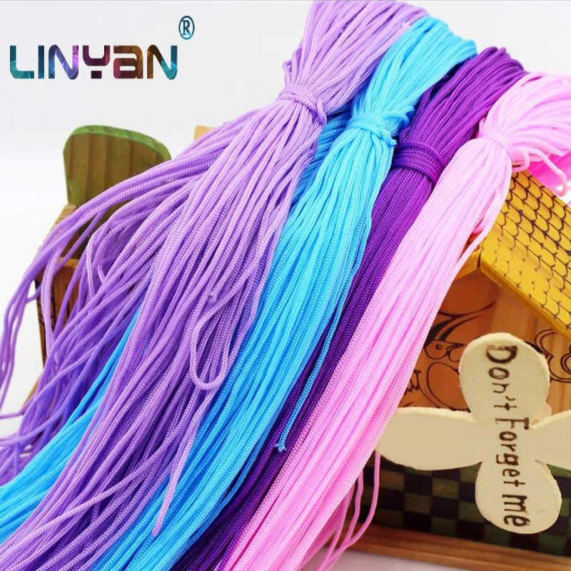 500 м/лот DIY полые нитки ручной работы для вязания крючком искусственная нить