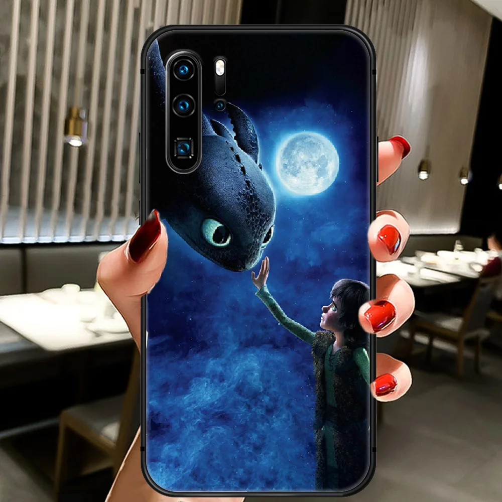 

How to train your dragon Phone Case Cover Hull For Huawei P8 P9 P10 P20 P30 P40 Lite Pro Plus Smart Z 2019 black Prime Fashion