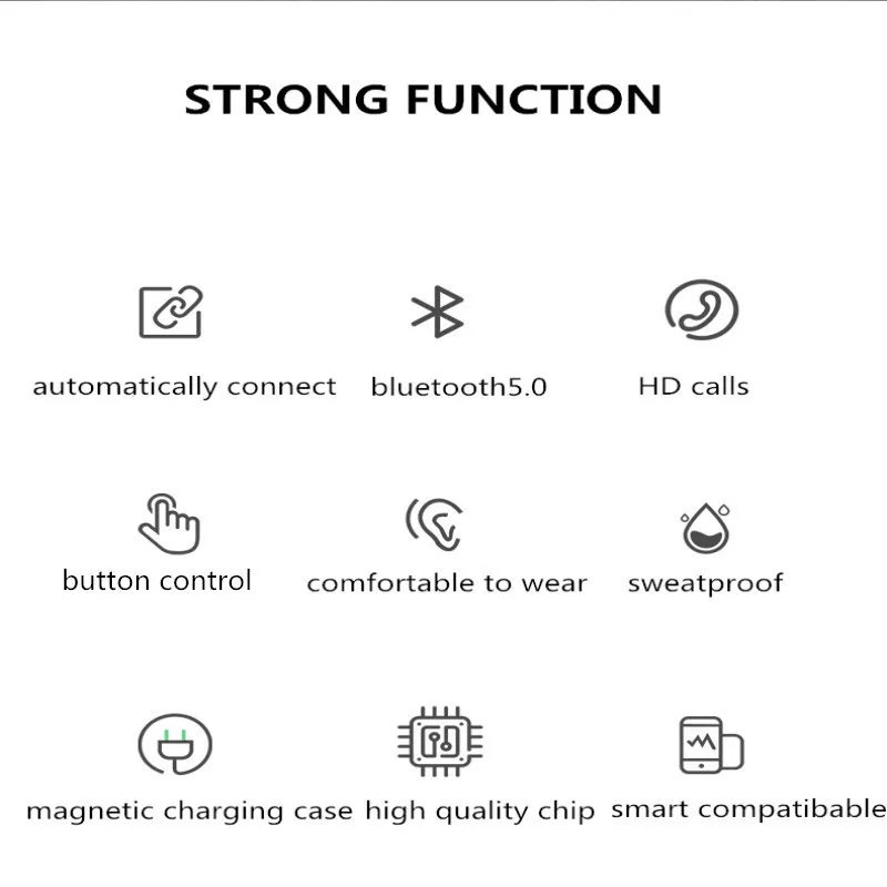 Hessy I16 TWS беспроводные наушники 1:1 Bluetooth 5,0 гарнитуры наушники с микрофоном стерео наушники Pk I10 I12