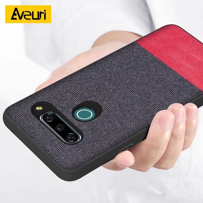Aveuri роскошный тканевый чехол для телефона LG G8S G8 ThinQ Stylo 5 Coque Бизнес ПУ; кожа; силикон задняя крышка для LG V40 K40 чехол