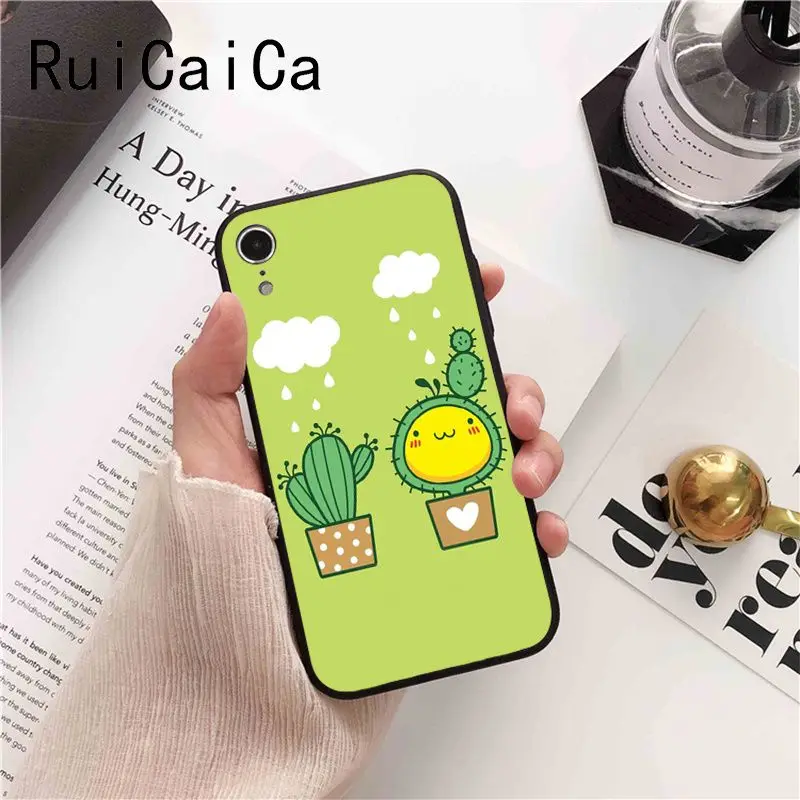 Ruicaica Summer color cute little yellow chicken Phone Case for iPhone X XS MAX 6 6S 7 7plus 8 8Plus 5 5S XR 11 Pro Max | Мобильные