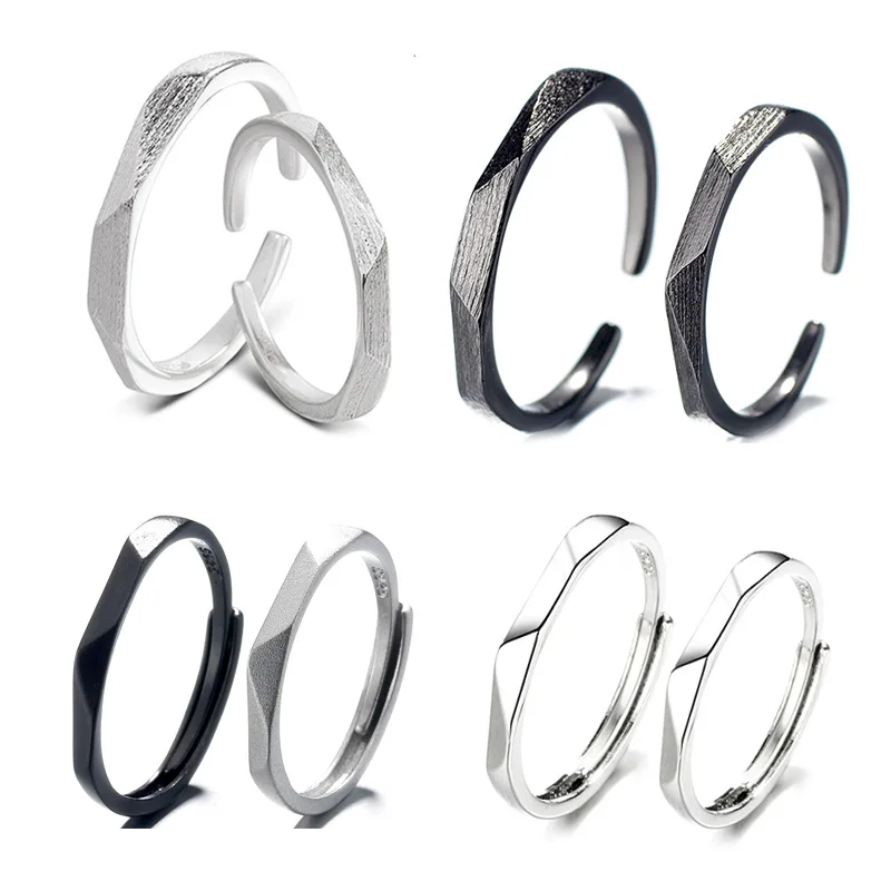 EDS свадебное кольцо влюбленных корейские Простые Ювелирные изделия пара колец