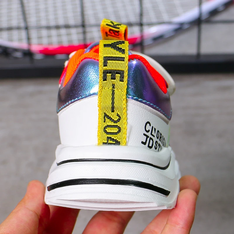 J & G 2020 Anak Olahraga Sepatu Musim Semi Baru Anak Laki-laki Anak Perempuan Putih Sepatu Anak Kulit Sepatu Kasual Fashion anak-anak Sepatu