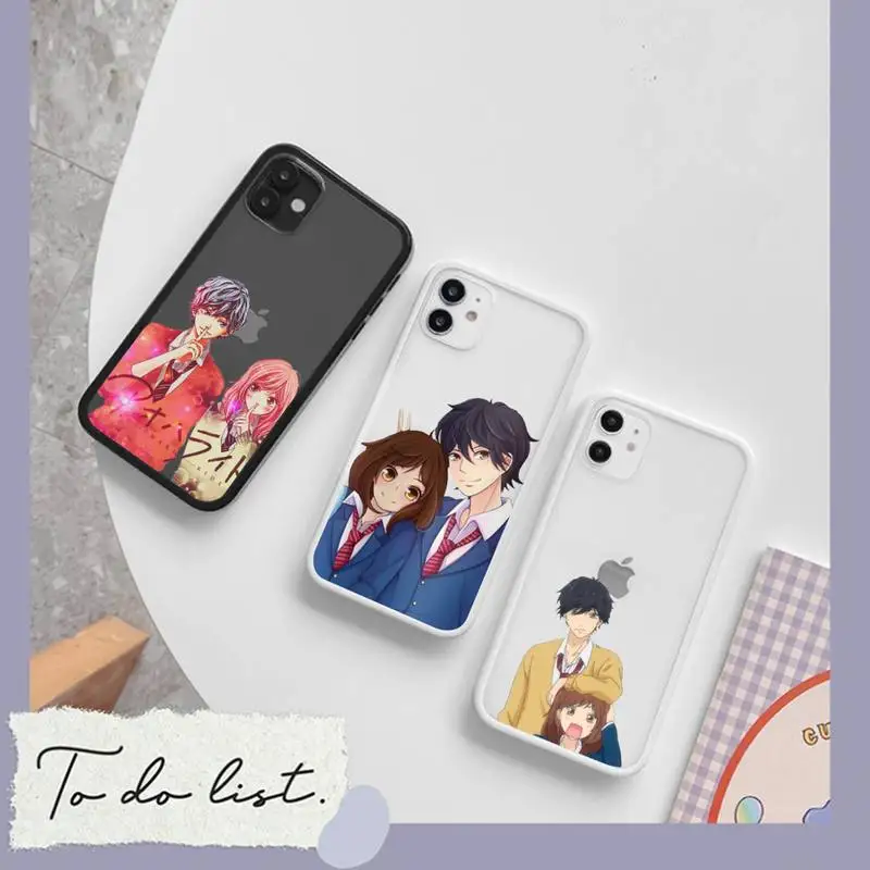 

Ao Haru Ride japan anime Phone Case matte transparent For iphone 7 8 11 12 plus mini x xs xr pro max cover