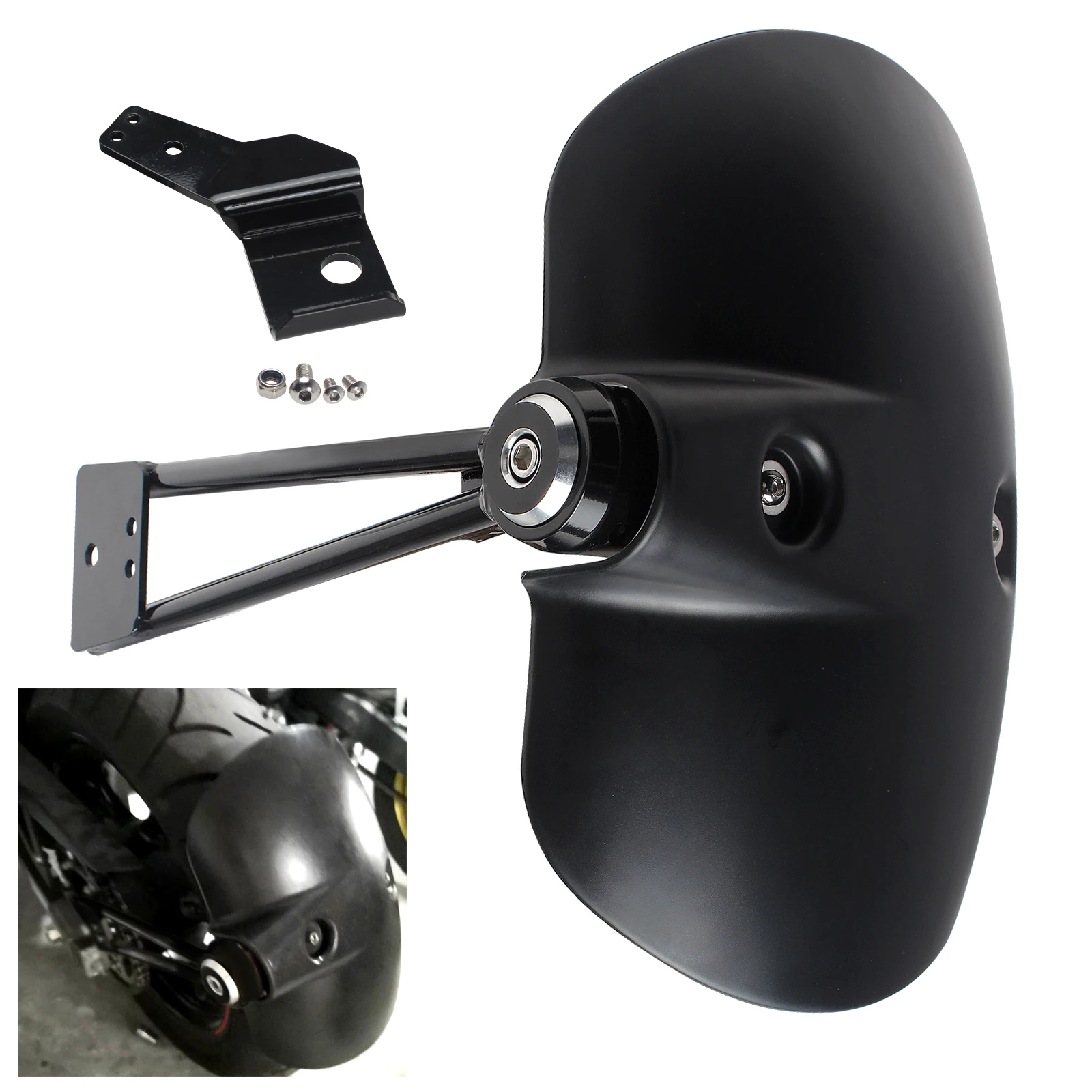 Брызговик для YAMAHA XJ6 Desvio F FZ6R 2009 2010 2011 2012 2013 2014 2015 2016 2017 мотоцикла черный