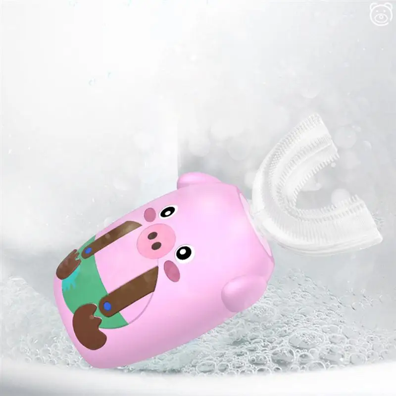 

U-shaped Automatic Electric Toothbrush USB Ultrasonic Toothbrush Kids Gift Party Favors