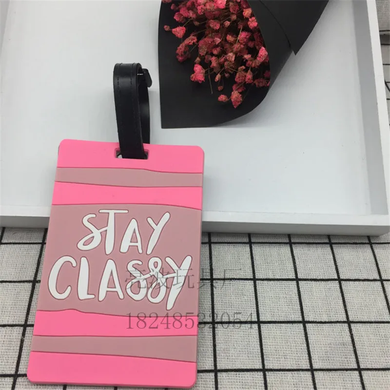 Дорожные аксессуары ярлык для багажа Keep Calm модная женская бирка чемодана из