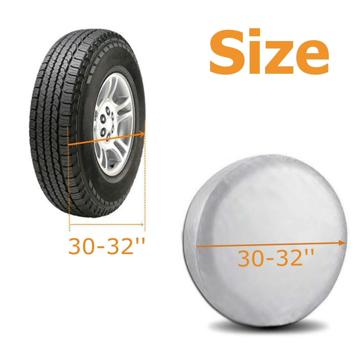 

2/4pcs Wheel Tire Covers Case 210D Oxford cloth Tyre Tire Storage Bag For Car Van Caravan Truck