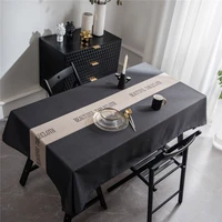 letter printing table cloth cafe restaurant tablecloth wedding party home decor table cloth cover