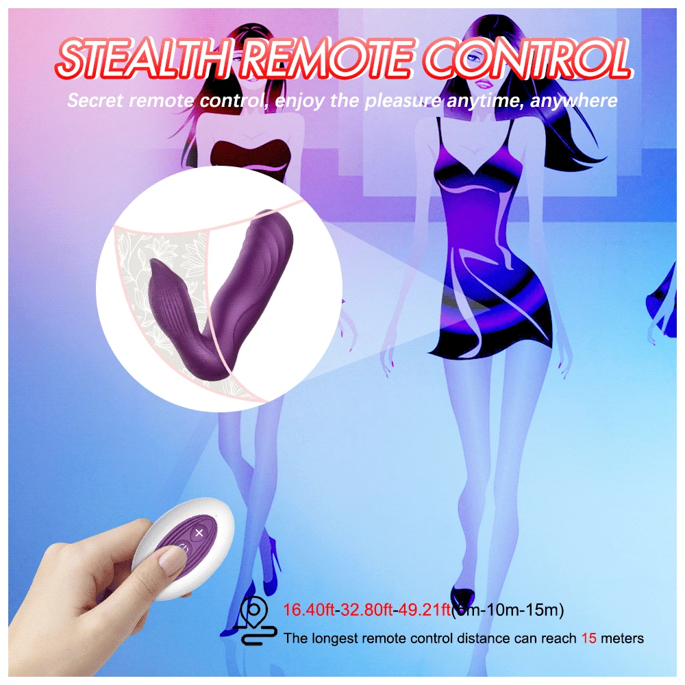 Мощные Вибраторы с дистанционным управлением для женщин трусики анальный