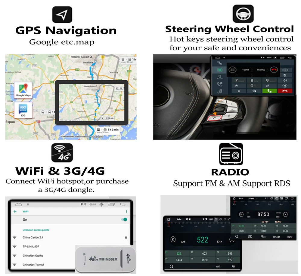 4 + 128 Android 10 автомобильный радиоприемник стерео плеер GPS-навигация мультимедиа для