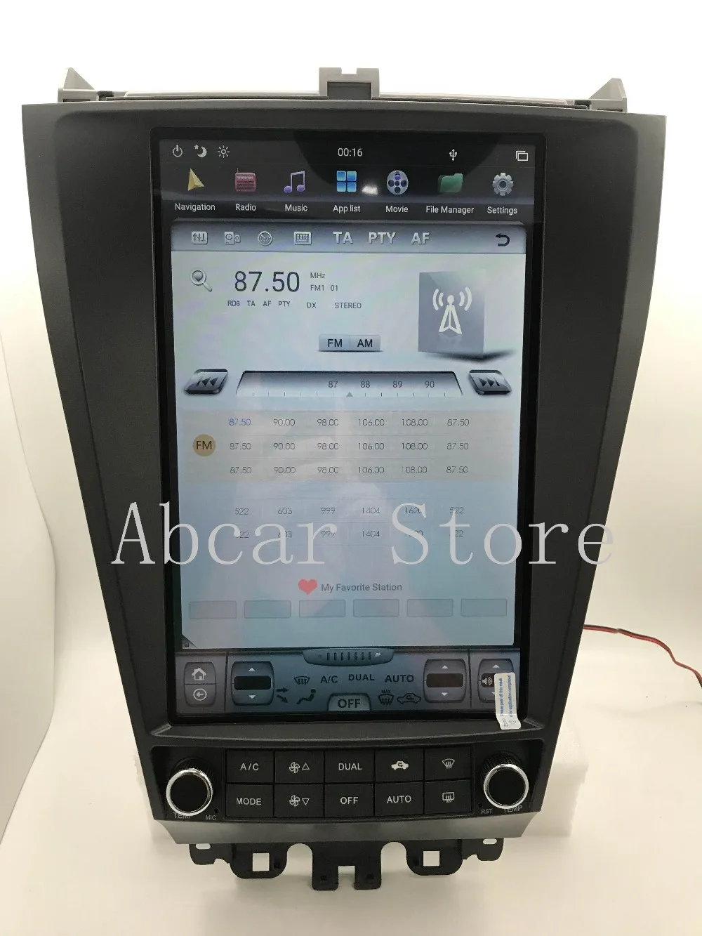 12,1 ''Tesla стиль Android 8,1 автомобильный dvd-плеер gps навигация для HONDA ACCORD 7 семь 2003-2007 стерео радио PX6 HDMI авто ips