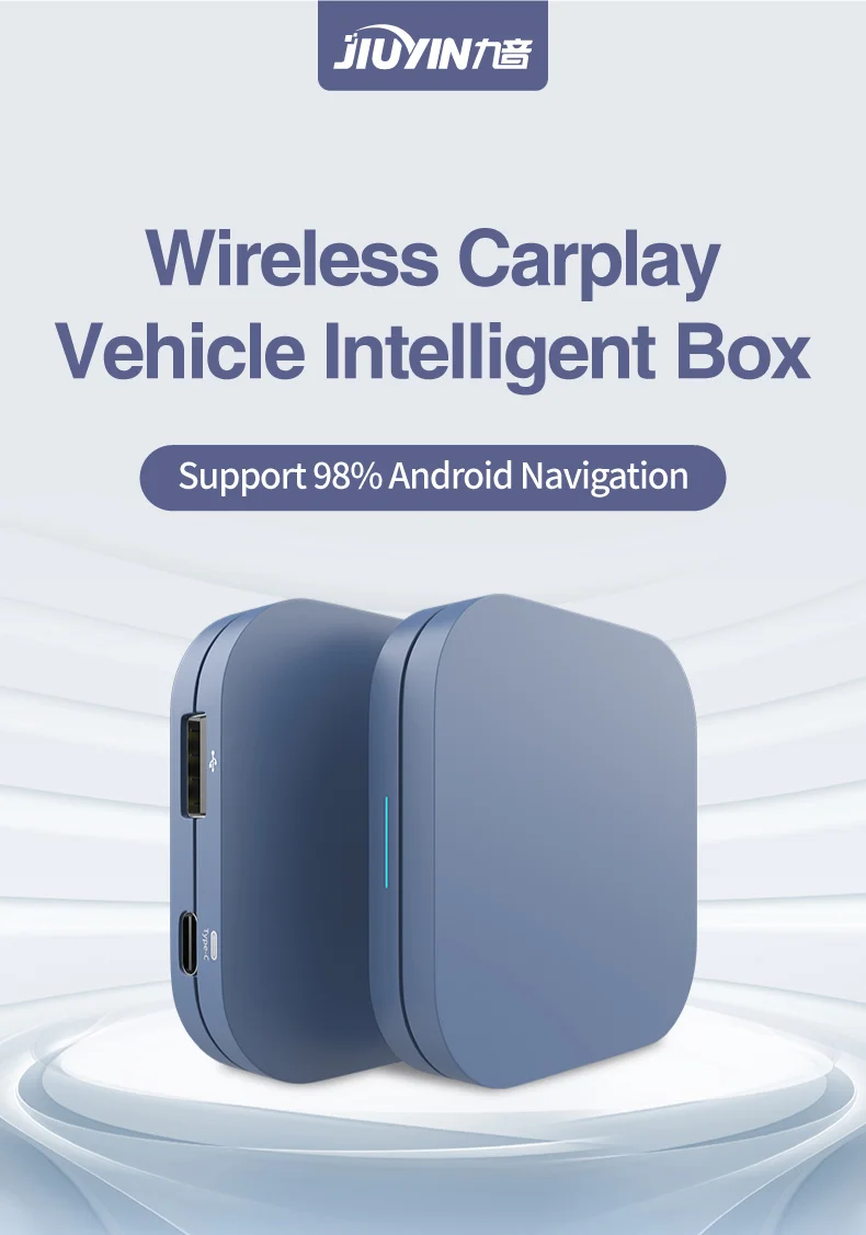 JIUYIN IOS carplay адаптер беспроводной android auto Smart Link USB ключ для автомобиля Android