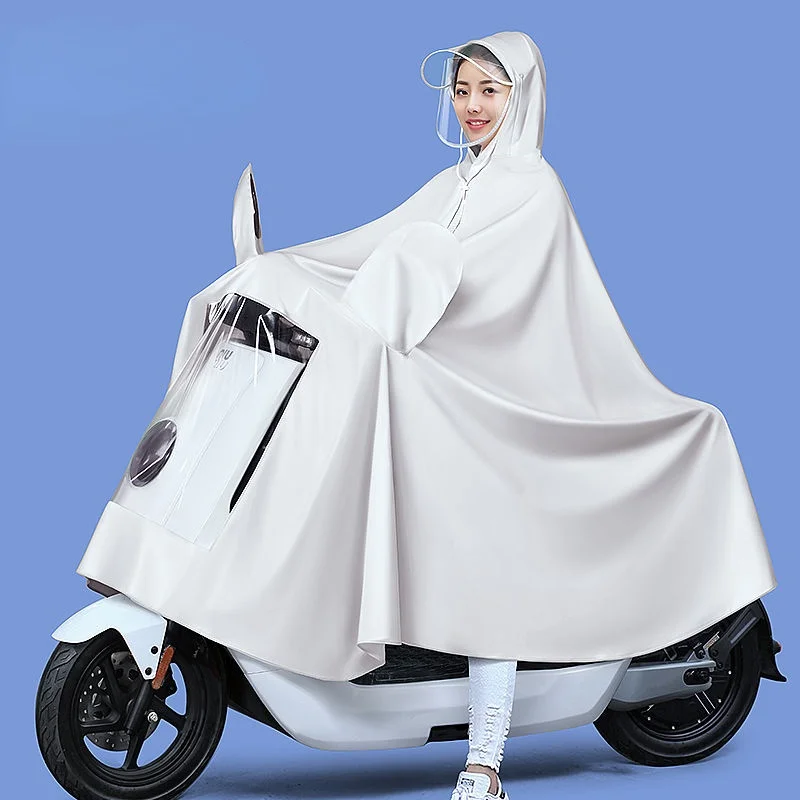 

High Quality Motorcycle Bicycle Bike Raincoat Hooded Waterproof Rainwear Poncho Electric Vehicle Rain Coat