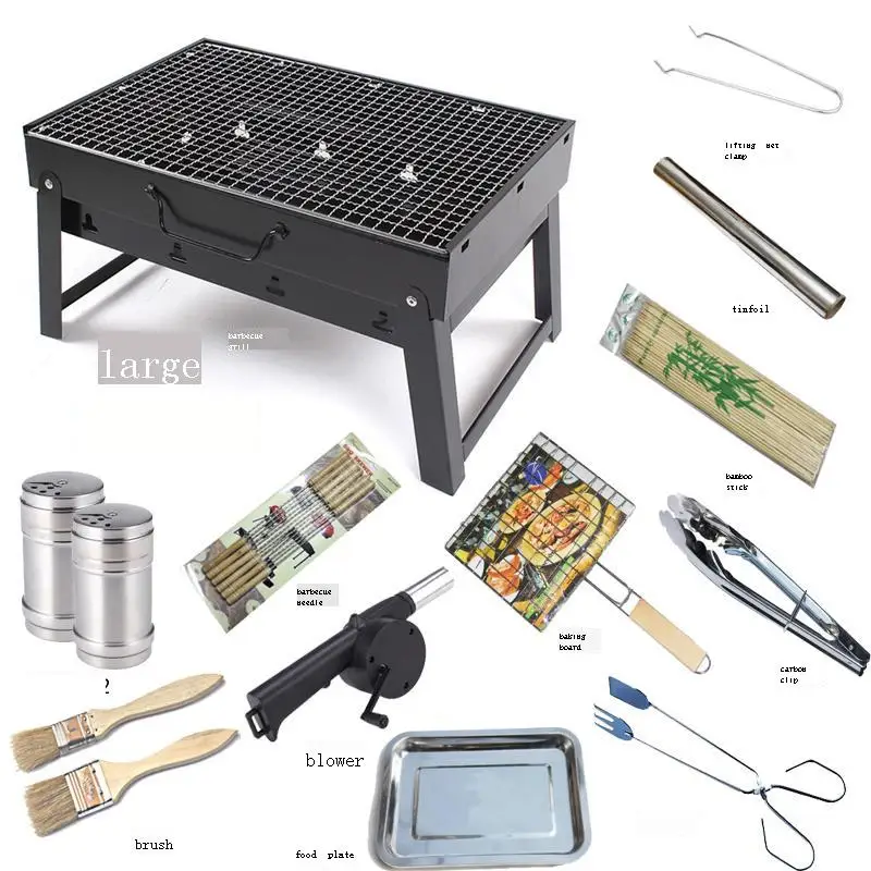 

Outdoor Kitchen Gril Portatiles De Mangal Izgara Portable Smoker Carbon Charcoal Grill Kebab Barbacoa Bbq Parrilla Barbecue