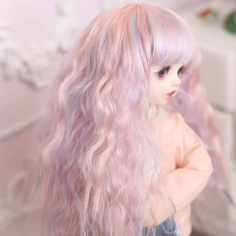 1/3 1/4 1/6 1/8 высокотемпературная Bjd Sd кукла парик проволока милые волнистые супер