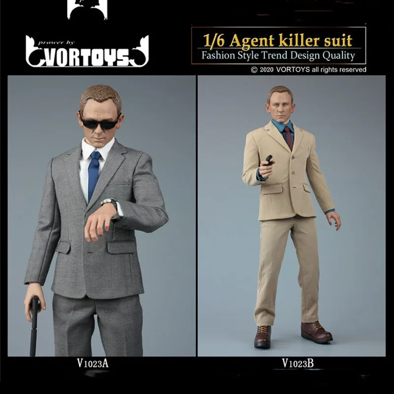 

_ VORTOYS V1023 масштаб 1/6, солдат, мужской агент, модель одежды для 12-дюймовой мужской экшн-фигурки