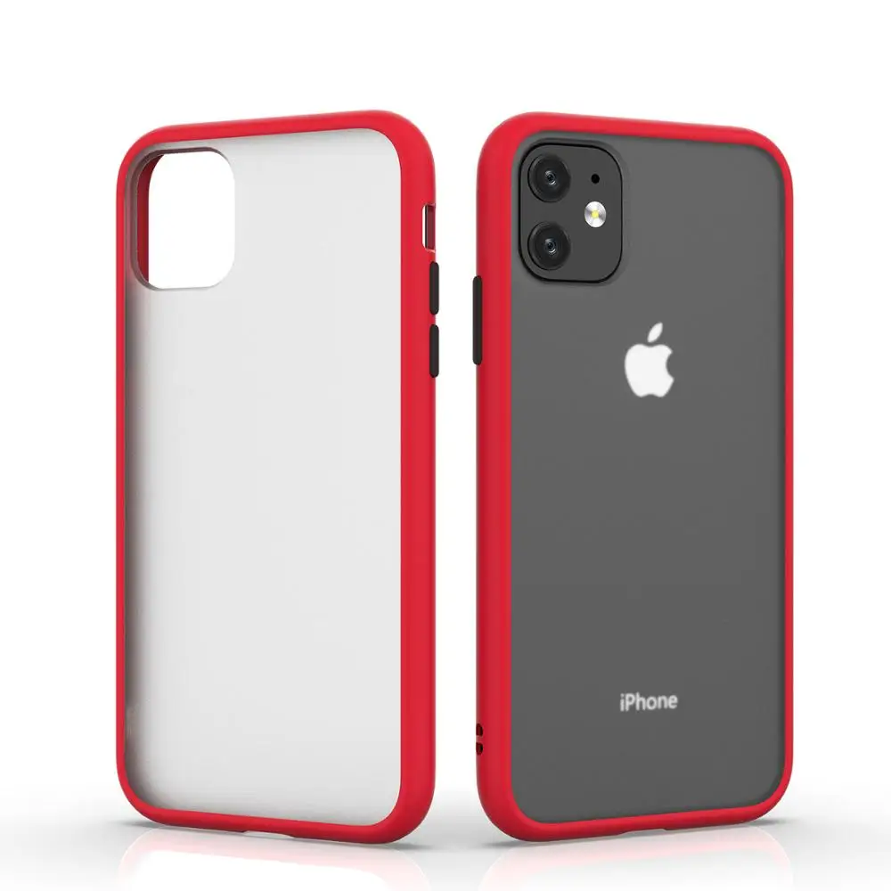 Противоударный армированный чехол для iPhone 11 Pro Max X XS XR прозрачная задняя крышка 8 7