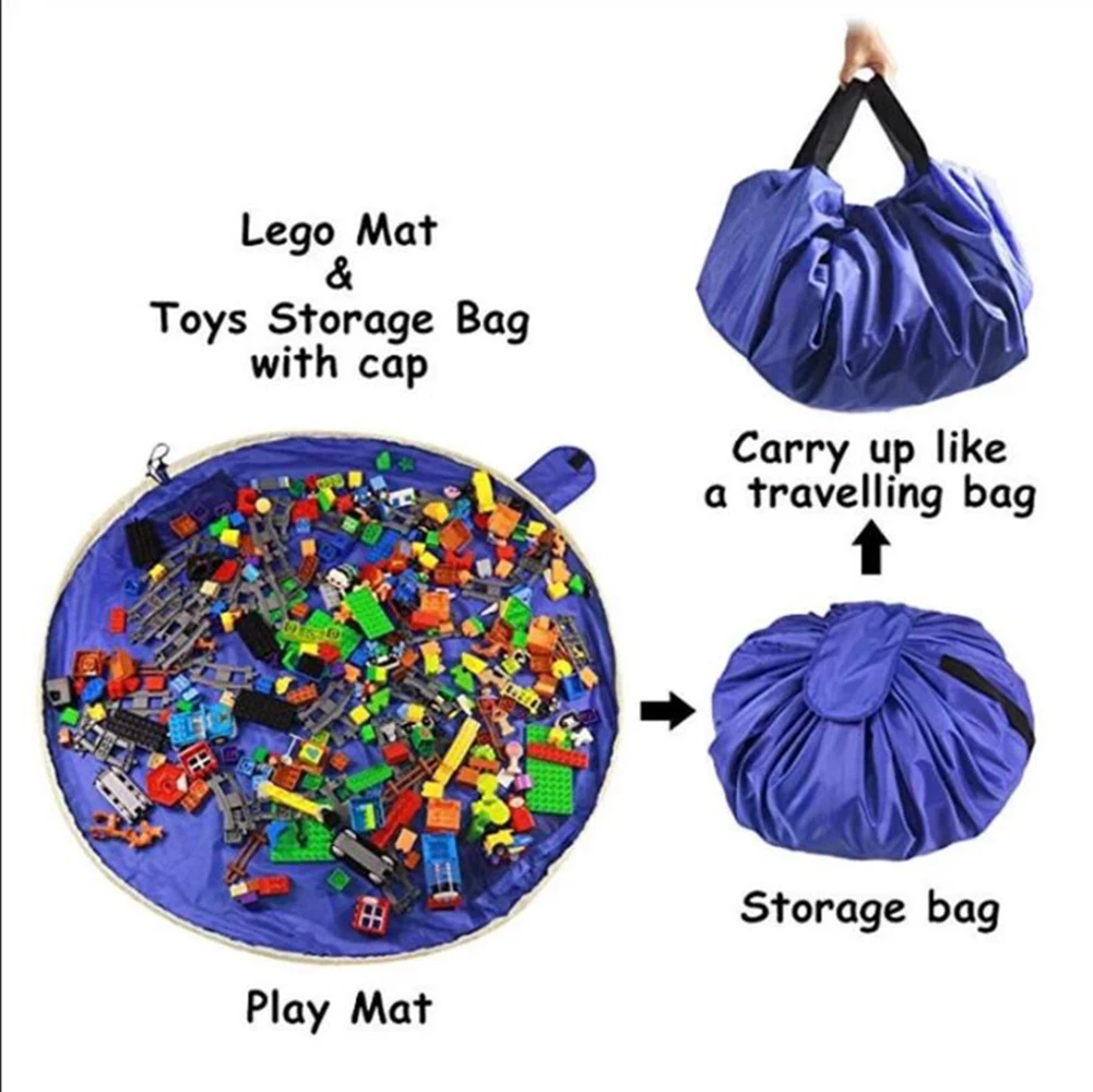 Child Toys Game Toy Beam New Portable Fast Storage Bag Pocket Large Practical Waterproof Organizer | Дом и сад