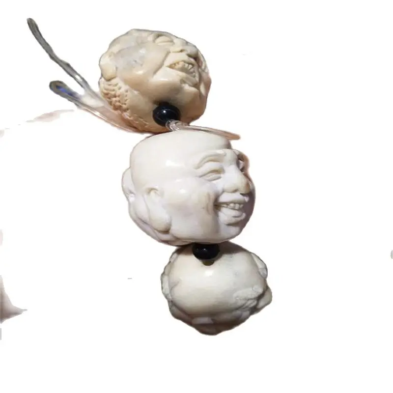 Резной браслет из натуральных костей восемнадцати Рохан | Дом и сад