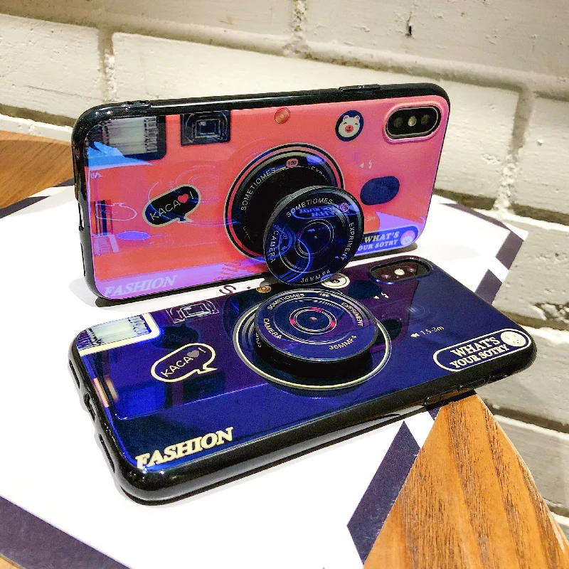 luxury phone holder case for xiaomi note 10 CC9 pro play max2 3 mix 2s 6 8 9 se 8lite pocophone f1 camera stand silicone cover |