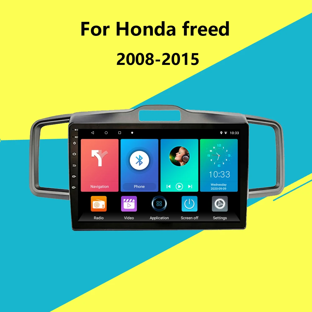 Для Honda Freed 2008 2015 10 1 дюймов 2 Din Android автомобильное радио стерео WIFI GPS навигация