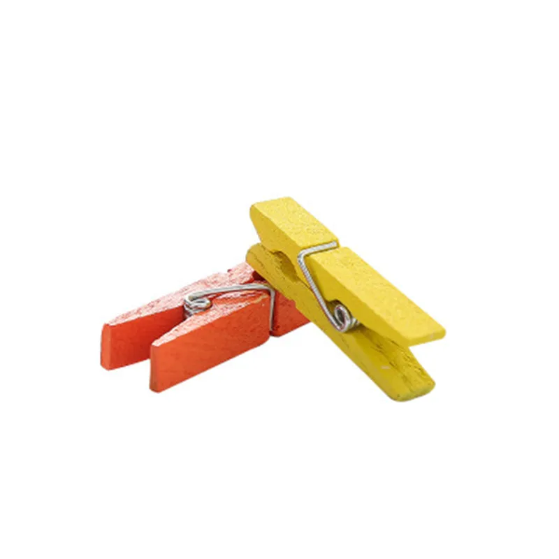 5 шт смешанные цвета Цвет мини деревянный колышек контактный прищепка для декора