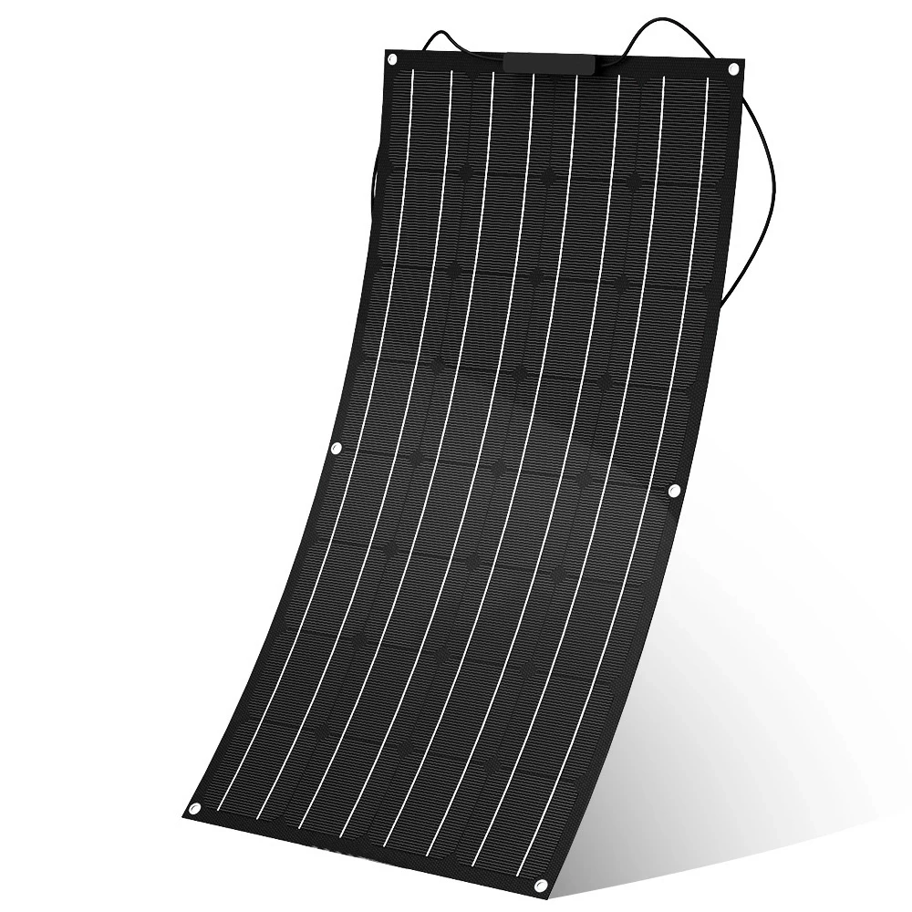 Фото Моно Гибкая солнечная панель 100 Вт 200 400 | Электроника