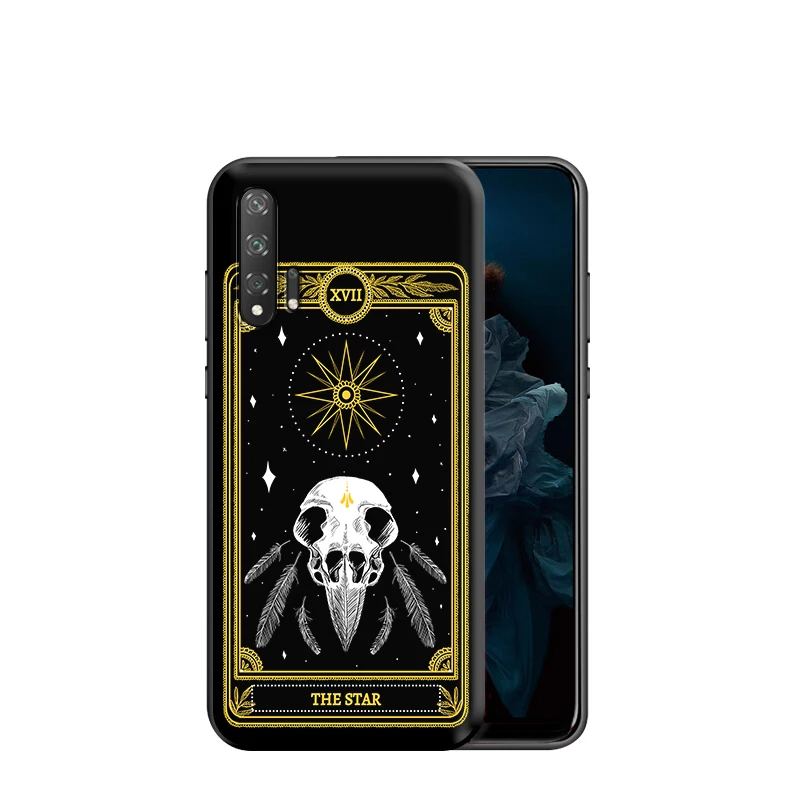 Силиконовый чехол Death Tarot для Huawei Honor V30 30 8 8A 8X 8C 9 9X 10 Note View 20 20S Pro Lite | Мобильные