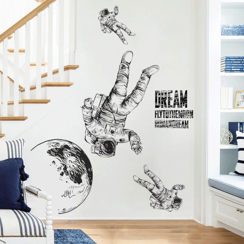 Dream for space наклейки на стену для детской спальни декор комнаты экологичные