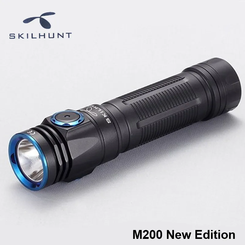 Магнитный usb фонарик Skilhunt M200 перезаряжаемый EDC XPL Cree светодиодный 18650 высокой