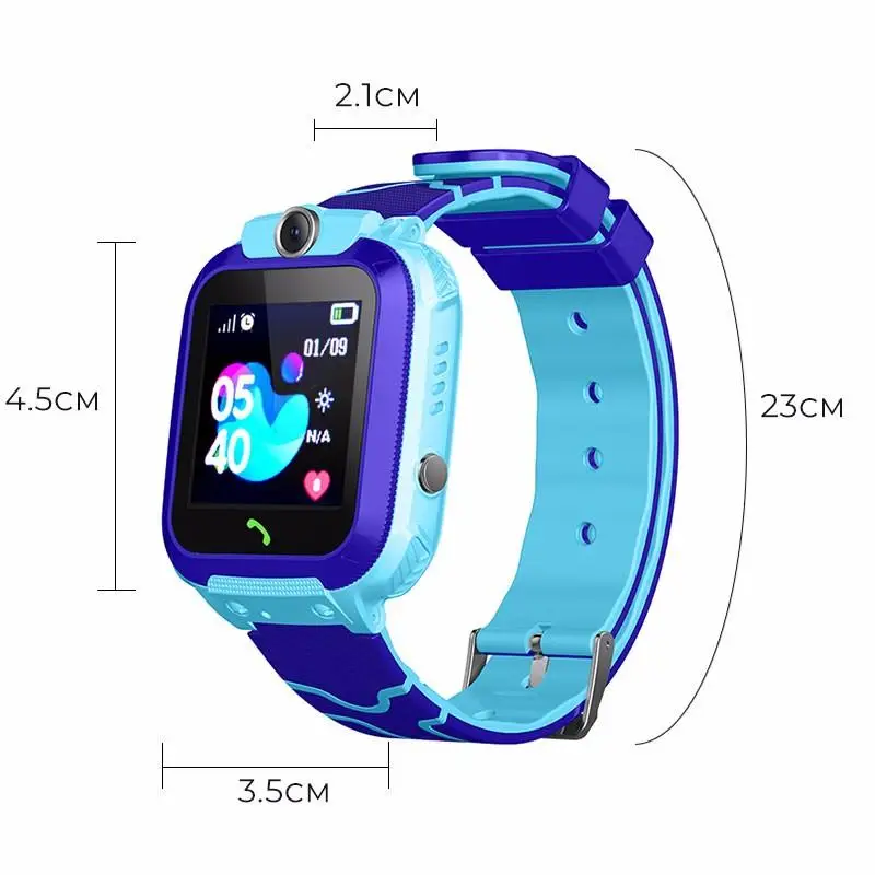 Q12 Детские умные часы 2G SIM LBS позиционирование ячейка Relogio Smartwatch Android для детей