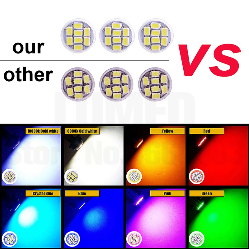 

20x Auto T10 Led 194 W5W LED 168 Car Super Bright Turn Side License Plate Light Lamp Bulb DC 12V