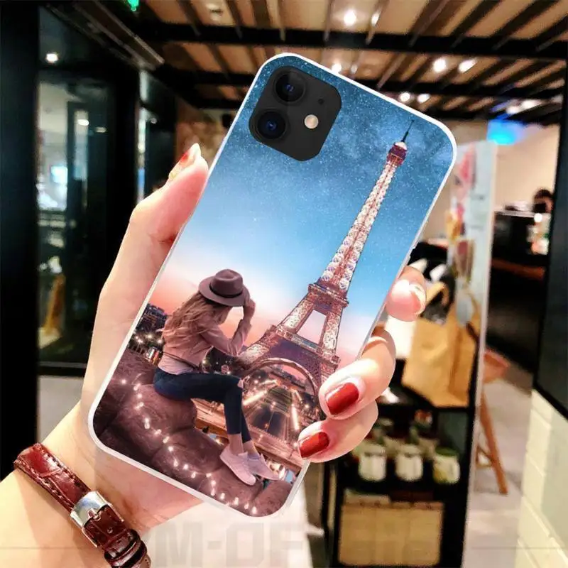 Модный чехол для телефона с изображением Парижской Эйфелевой башни iphone 5C 5 6 6s plus 7