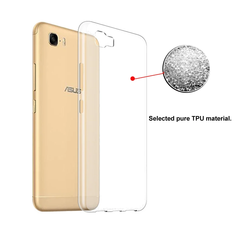 Оригинальные прозрачные ТПУ чехлы для asus ZenFone Peg asus 3S Max ZC521TL X00GD 5," задняя крышка тонкий мягкий силиконовый прозрачный чехол