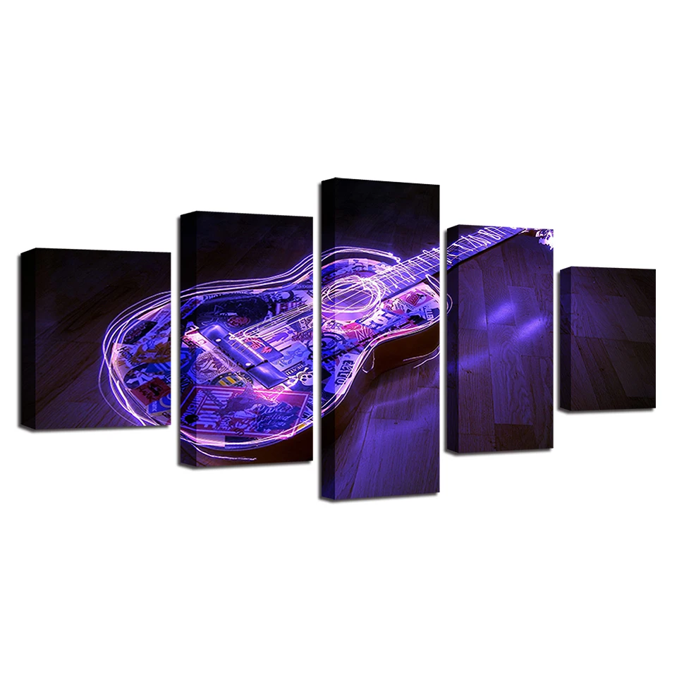 

Modern Home Decor Anime Scenery Flowers HD 5 Pieces Decoration for Room Decor Posters Wall Art Wall Decor Poste Wall Paintings