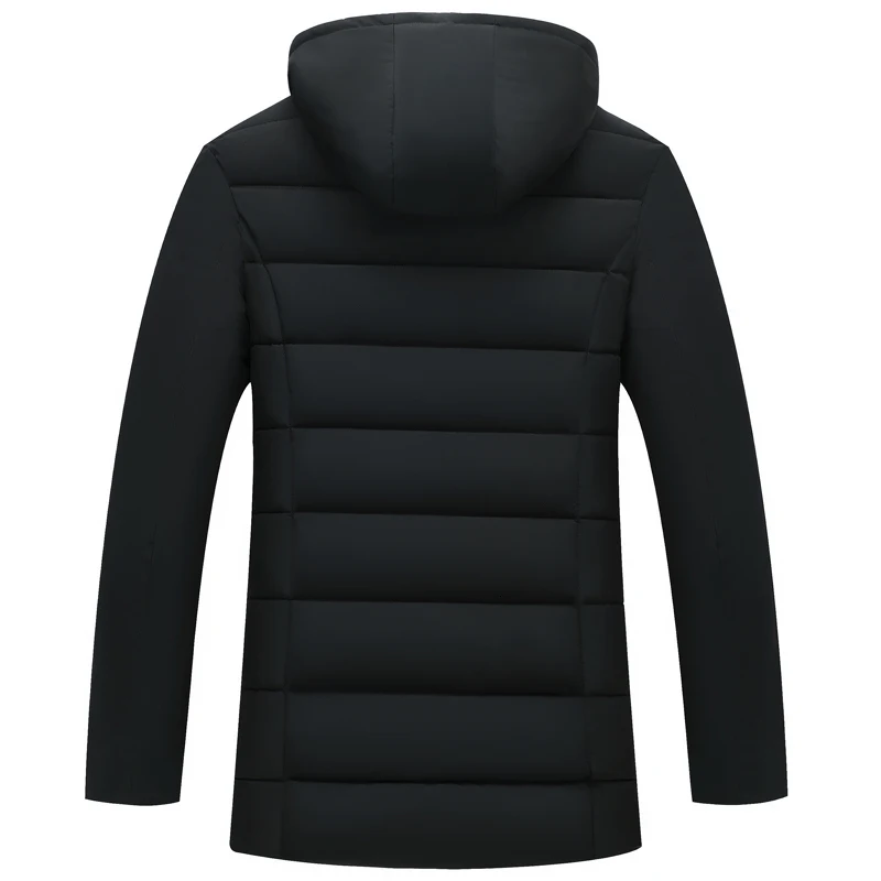 Winter Jacket Men Thicken Warm Parkas Hooded Fleece Overcoats Casaco Masculino Casual Outwear Clothes J640 | Мужская одежда