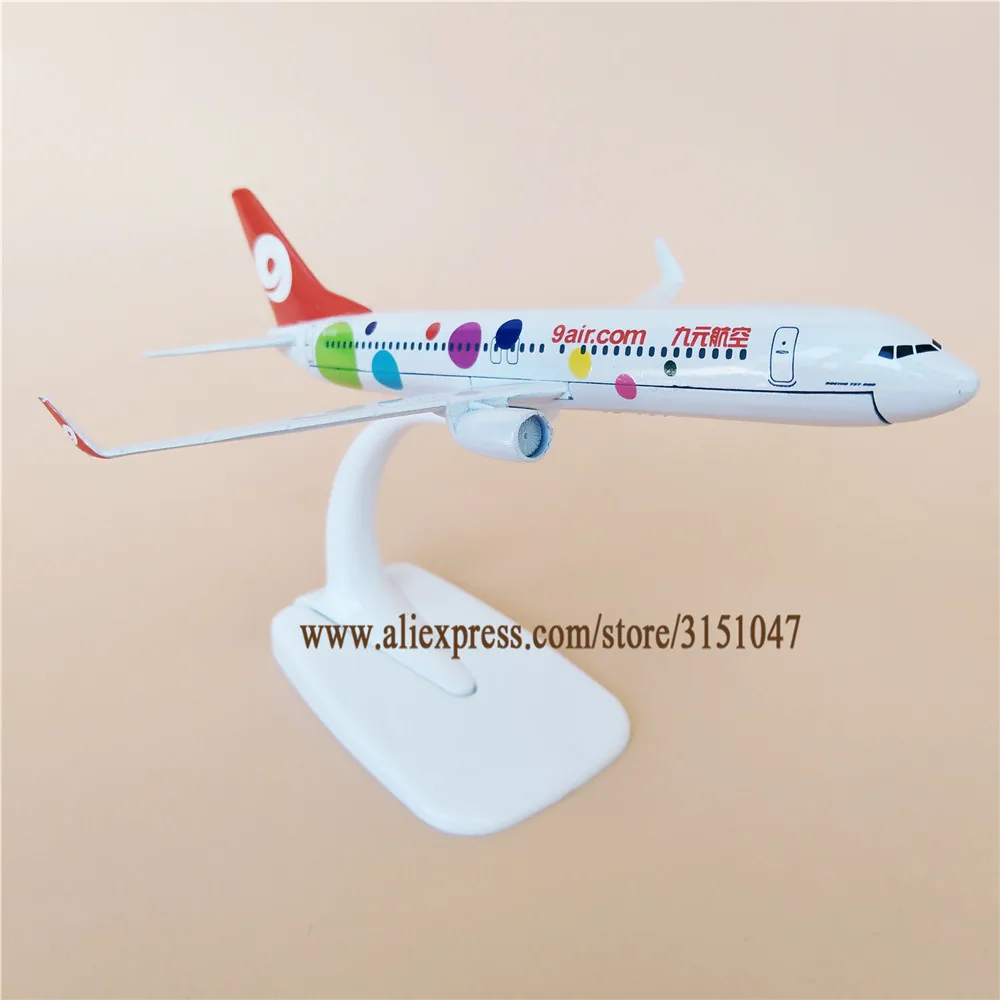 16 см 9Air Airlines B737 Boeing 737 Airways металлический сплав модель самолета литье под
