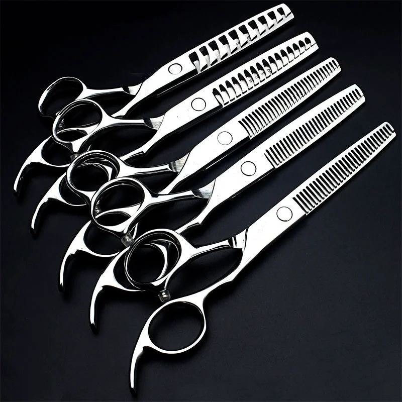 

Professional Hairdressing Scissors 6inch Barber Shop Hair Scissors Set Scissors Thinning Shears Japan Accessories