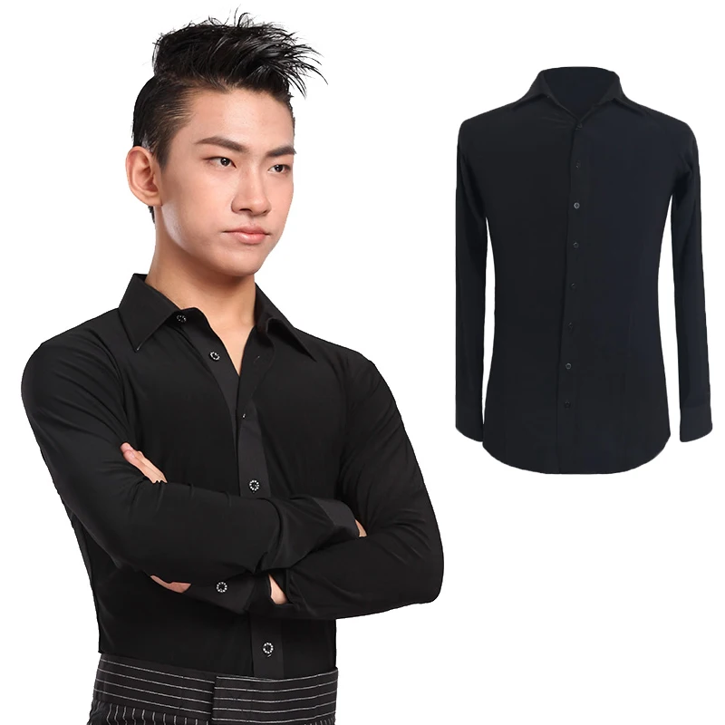 Мужская футболка для латинских танцев Gar вальса бальных мужчин выступлений