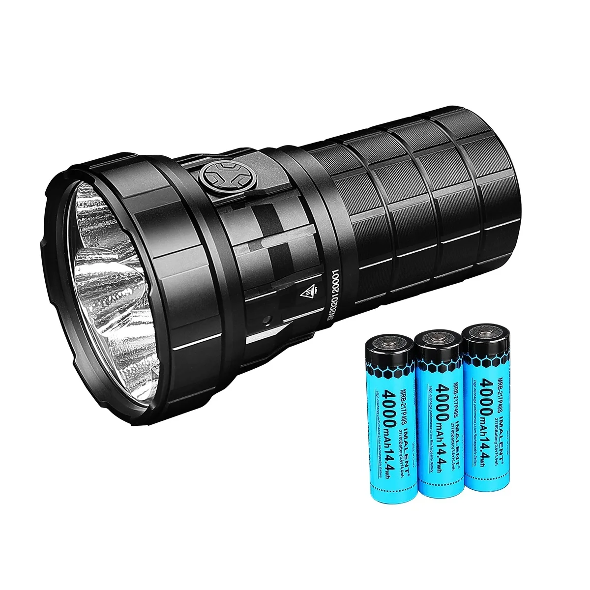 IMALENT R60C Rechargeable LED Flashlight 18000LM Powerful Brightest Torch Light with 21700 Battery for Self Defense, Camping