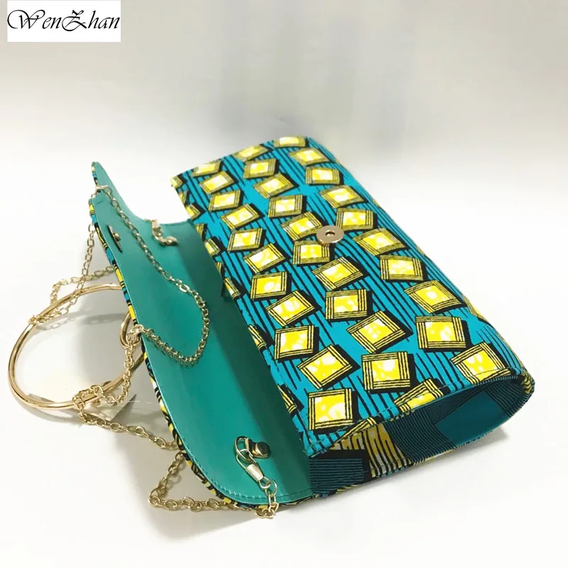 

High Heel Wax Fabric Shoes with women bag set ,women shoes pumps With Matching Clutch Bags Sets 36-43 hot selling A210-