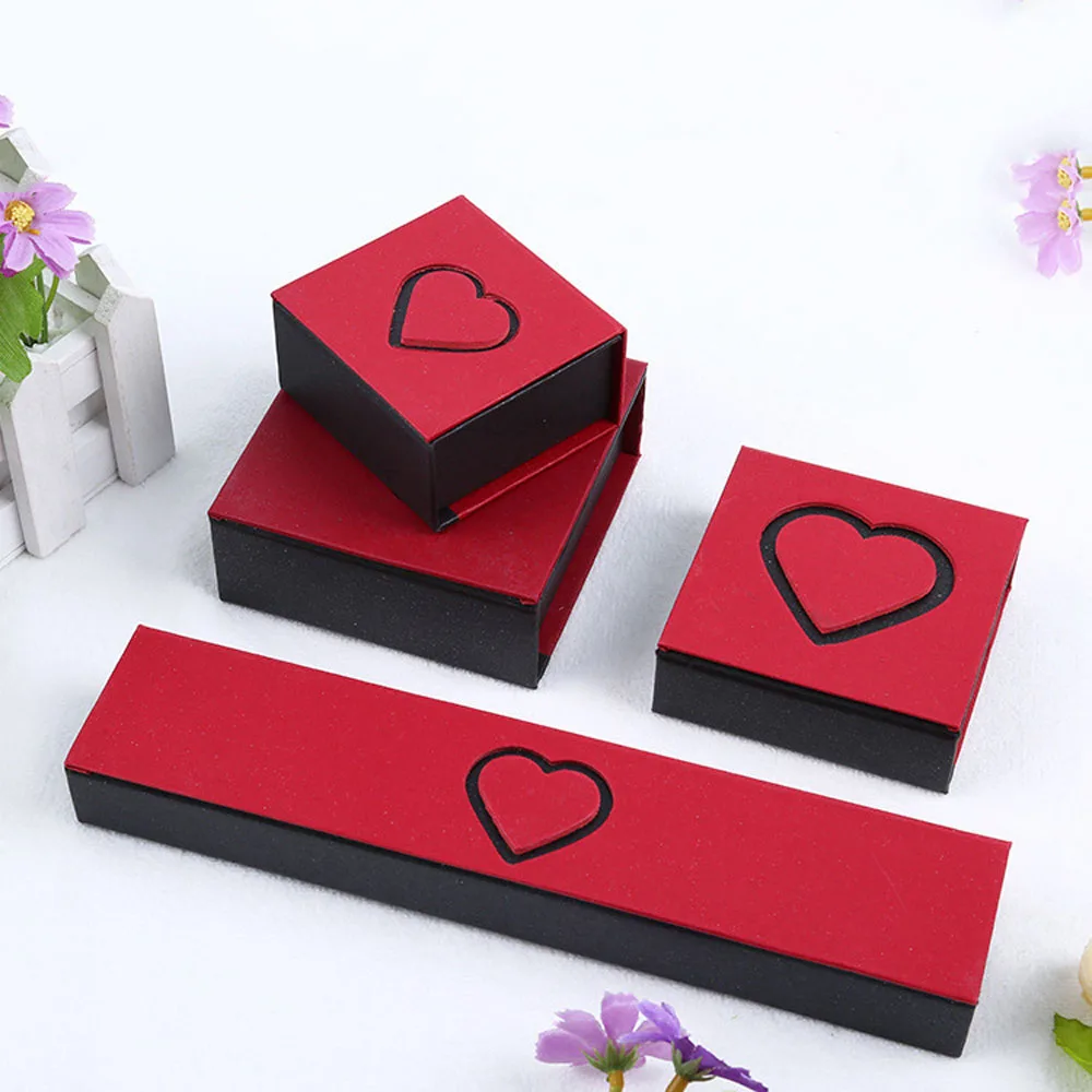 Изысканная Подарочная коробка для ювелирных изделий органайзер шкатулка