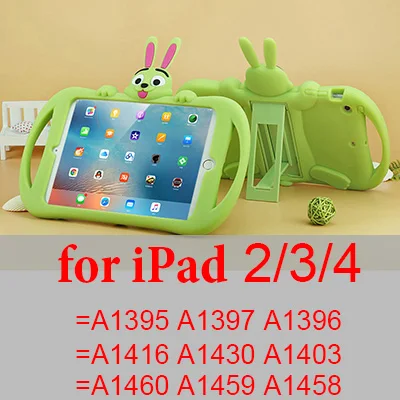 g 234 Силиконовый чехол для iPad air 2, 9,7 дюймов,,, детская подставка с милым Кроликом, чехол для планшета для iPad mini 2, 3, 4, 5, чехол - Цвет: g 234